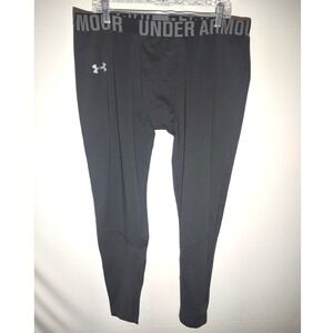 Under Armour ColdGear Fitted Black Compression Leggings Pants 2XL